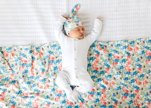 Cozy Wren Large Premium Knit Baby Swaddle Blanket - Perfect for Moments