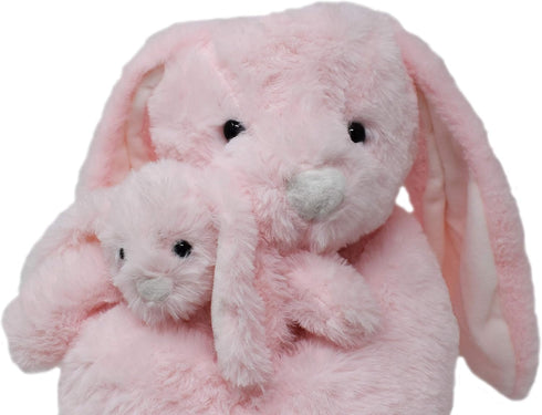 Mother & Baby Stuffed Rabbit Plush Set | Super Soft Bunny Stuffed