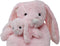 Mother & Baby Stuffed Rabbit Plush Set | Super Soft Bunny Stuffed