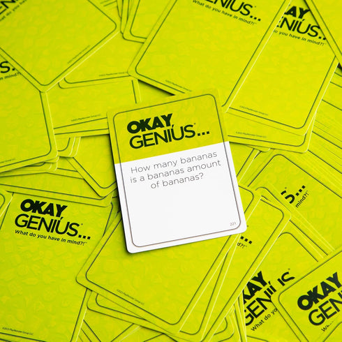 PlayMonster Okay, Genius… Fun Family Card Game for Teens & Friends - Share Your Opinions!