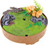 PowerTRC Singing & Chirping Bird in Cage, Realistic Sounds & Movements, Battery Operated, 10” x 7”