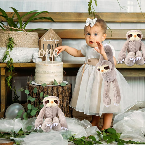 Queekay 2 Packs 18 Inch Sloth Stuffed Animal Hanging Plush Toy for Teens Adults