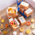 175PCS Miniature Courier Box Set, Shopping Mall Shipping Boxes, Mini Supermarket Handcart Models for Dollhouse Play