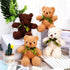 HyDren 15 Pieces Plush Stuffed Bears - 10 Inch Cute Soft Bear Toy with Bow Tie for Gifts