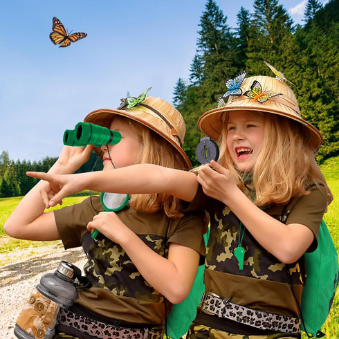 ESSENSON Kids Explorer Kit, Outdoor Adventure Kit with Binoculars for Kids Ages 4-8
