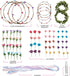 Flower Crown & Bracelet Making Kit for Kids - Crafts for Girls Ages 6-8 Years Old - Arts & Craft Birthday Gifts for Girl Age 6, 7, 8, 9, 10 Year Olds - Gift Art Activities DIY Hair Accessories by Pretty Me