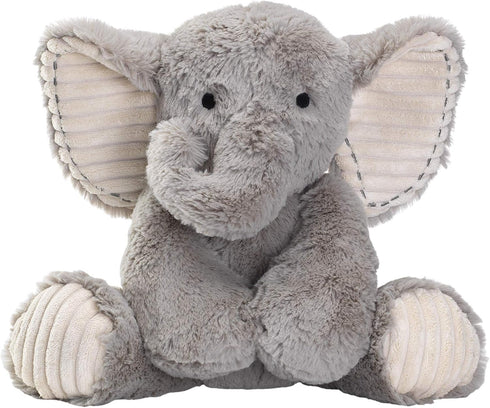 Lambs & Ivy Jungle Safari Gray Plush Elephant Stuffed Animal Toy Plushie