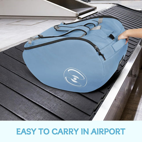 Backpack YOREPEK Padded Stroller Travel Bag for Airplane, Fits for Doona Stroller with isofix Base, Sturdy Stroller Bag