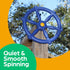 Jungle Gym Kingdom Pirate Ship Wheel for Kids - Toy Steering Wheel for Treehouse, Playhouse, Swing Set