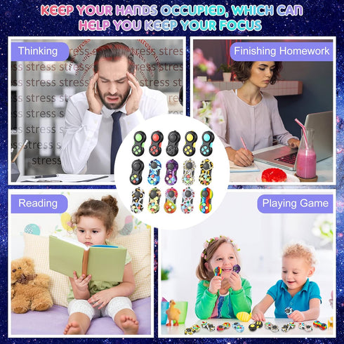 30 8 Pcs Pad Mini Handheld Game Controller Toy Functions Clicker Classic Controller Game Pad for Adult Teens Anxiety