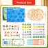 Set 3-6,Life INIFEIDALA Montessori Wooden Preschool Learning Educational Toys for Toddlers Cycle Puzzle, Shape Sorting