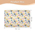 siphylline 52" 34" Colorful Dandelion Flower Modern Extra Large Resuable Changing Pad Covers Waterproof Washable