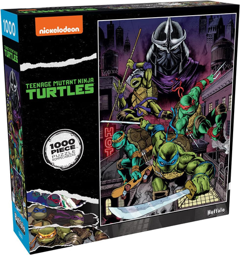 Buffalo Games - Viacom - Heroes in a Half-Shell - 1000 Piece Jigsaw Puzzle for Adults, Perfect for Game Nights