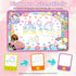 2 3 4 5 6 7 8 9 Water Doodle Mat- Kids Painting Writing Doodle Board Toy - Color Drawing Mat Bring Magic Pens