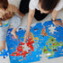 Puzzles,48 3-5,Preschool 4-8 Jumbo Floor Puzzle for Kids,World Map Jigsaw Geography Piece Globe Atlas Puzzle