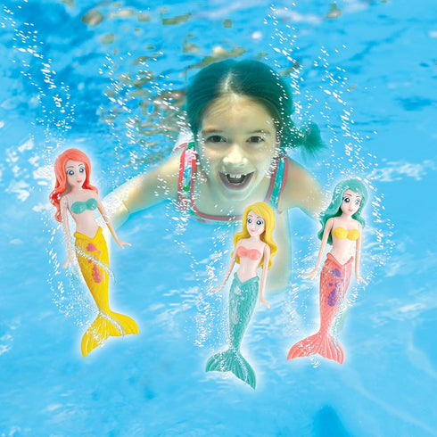BANZAI 4pc Dive Mermaids - Colors May Vary