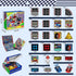 Set, 2 3 4 5 6 7 8, 3 Magnetic Tiles Road Rail Race Track with Racer Cars, Magnetic Car Racing for Kids Ages Magnet