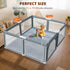 1.3'' 71''x 79'' Omzer Baby Play Mat for Floor - Comfortable Thick Playpen Mat with Washable Removable Cloth Cover