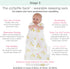 2-Way SwaddleDesigns Muslin zzZipMe Sleeping Sack, for Baby Boy and Girl, Wearable Blanket with Zipper