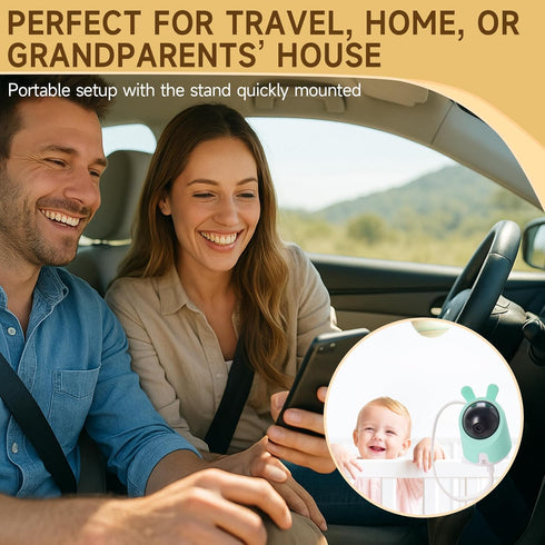J. JOHNEST 360 J JOHNEST Universal Baby Monitor Mount Flexible Silicone Arm for Crib, Non-Toxic Material, No Clamp