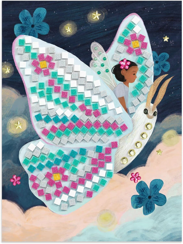 DJECO LGA Enchanted World Mosaic Kit - Create Your Own Spark w/Glitter