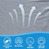 CUXFLS (3 Pack) Baby Waterproof Changing Pad Liners - Washable Reusable Changing Table Cover Liners Double, Portable