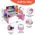 PILLANI Kids Travel Tray for Car - Toddler Car Activities, Car Seat Tray with Activity Sheets & Pens, Road Trip