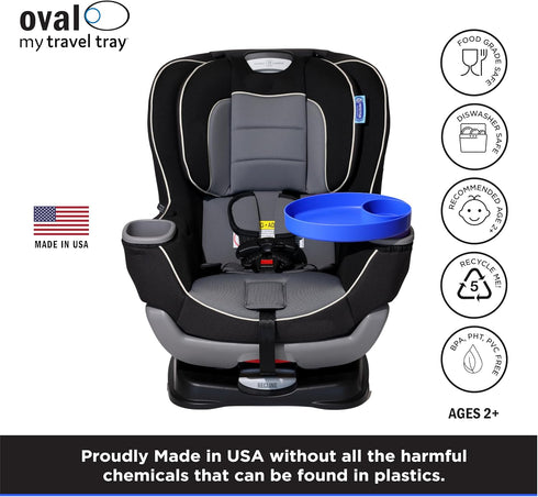 Travel Tray Extend Your Current Cup Holder to Hold Your Cup Plus a Tray for Kids Car Seat Allowing Snacks, Toys