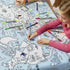 10pcs eatsleepdoodle Coloring World Map Tablecloth for Kids Reusable Washable Activity Table Cover with Washable