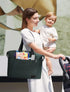 Spacious LOVEVOOK Waterproof Diaper Bag Tote with Changing Pad - Ideal for Travel