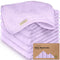 6-Pack Baby Washcloths Soft Absorbent Viscose from Bamboo Washcloths for Face, Body,