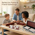 Rummy 106 Rummy Adults,4 Trays,Timing(2-4 Smilejoy Cube Game Four Players Edition, Deluxe Tiles Cube with Portable