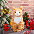 13 Inch Realistic Cat Plush Toy, Soft Cute Kitten Stuffed Animal Gifts for Home Decor, Birthday, Valentine's Day