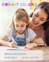 Play,Blackboard(12 NewFamily Dustless Chalk for Kids, Colored Sidewalk Chalk With Holder,Non-Toxic Washable Toddlers