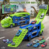 3-5 6 3 1 2 3 4 5 6 Dinosaur Truck Toys for Kids - Transporter Carrier Truck with Die-Cast Cars Toys, in Truck