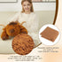 26" 5 Lbs GILFWM Weighted Stuffed Animals Highland Cow, Heatable and Coolable Weighted Plush with Microwavable Heating