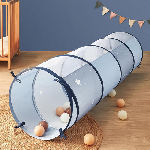 Tiny Land Kids Play Tunnel Tent for Toddlers, 69" x 18" Foldable