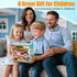 Cleboen Set Headset, 3-5-7 Pretend Play Home Office for Kids Toy Laptop Computer, LCD Writing Tablet, Pop Fidget