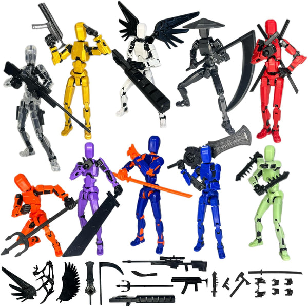 VZNYBL (Assembly Completed) 10 Packs Titan13 Action Figure Set, Dummy 13 3d Printed