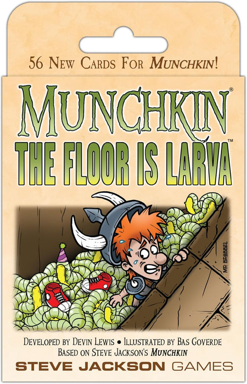 Steve Jackson Games Munchkin: The Floor is Larva, Strategy Card Game for Ages 10+, 3 to 6 Players