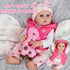 Reborn Baby Dolls 22 Inch Realistic Newborn Girl Handmade for Kids 3+ Year Old