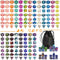 DND Dice Sets - 175Pcs Polyhedral D&D Dice with 4 Leather Bags for Role-Playing Games (25 Sets)