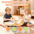 Set, 1-6, Kids Drum Montessori Musical Instruments for Toddlers Wooden Toys Montessori Music Table, Xylophone Drum Kit