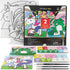 Arteza Kids Paint by Numbers Kit, 10" x 10", Fairytale Canvas Painting with 2 Canvases & 24 Acrylic Paints