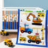 FIGEPO 3 Piece Baby Boy Crib Bedding Set Construction Theme Baby Comforter Set