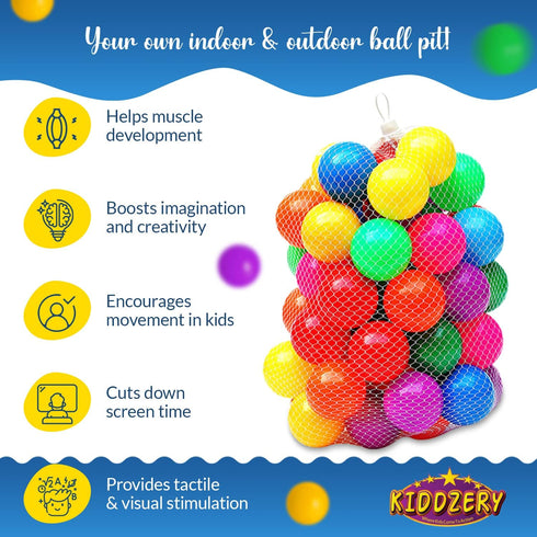 50 2 Kiddey Caterpillar Kids Play Tunnel and Tent with Balls Pc. Crawl Through Baby Ball Pit Pop up for Toddler