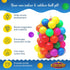 50 2 Kiddey Caterpillar Kids Play Tunnel and Tent with Balls Pc. Crawl Through Baby Ball Pit Pop up for Toddler