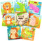 Wooden Puzzles for Toddlers - 8 PACK Animal Jigsaw Puzzles for Kids 3-5, 9 Pieces Educational Learning Toys