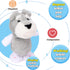 Hopearl Talking Schnauzer Plush Toy, Singing Dog that Repeats What You Say, 8'' Gift for Toddlers