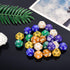 Thyores 24 12 Set Pieces Sided Game Dice Polyhedral Dice for DND RPG MTG and Other Table Games Mixed Color